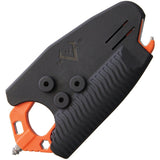 V NIVES C.R.A.B. Linerlock Knife Orange Rescue Wrench Multi-Tool with Sheath