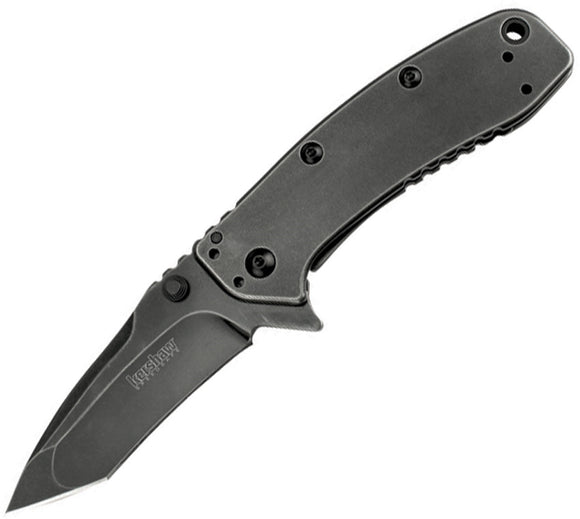 Kershaw  Cryo II Tanto Blackwash Stainless Assisted Opening Knife 1556TBW