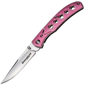 Boker Magnum Cutie Pink Aluminum Linerlock Folding Pocket Knife