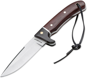 Boker Magnum Elk Hunter Special Rosewood Fixed Blade 8.63" Knife 