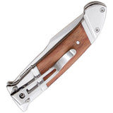 SOG Knives Fielder Linerlock Wood Folding Knife FF30CP