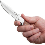 SOG Knives Fielder Linerlock Wood Folding Knife FF30CP
