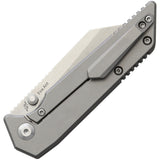 Kizer Cutlery Fire Ant Gray Titanium Folding CPM-S35VN Pocket Knife 2535A1