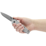 SOG Flash FL Framelock Aluminum 8Cr13MoV Folding Knife 14180157