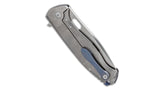 Viper Fortis Stonewash Titanium Handle Framelock M390 Folding Knife 5952TI  -On Sale