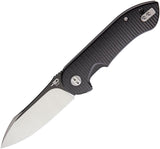 Bestech Knives Torpedo Black G10 D2 Steel 2-Tone Drop Pt Folding Knife