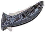 Maserin 640 Ghost Linerlock Blue & Black G10 Folding Knife 640g10