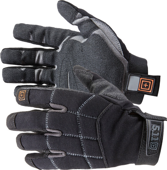 5.11 Tactical Station Grip Black & Gray Protective Flexible Dry Quick Men's Work Gloves