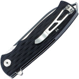 Bestech Grampus Linerlock Black G10 D2 Steel Folding Knife G02A