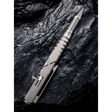 We Knife Co Tactical Satin Glass Breaker Titanium Body Bolt Action Pen TP02C