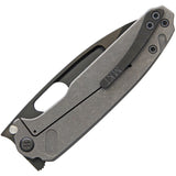 Medford Infraction Framelock Titanium Black PVD Folding Knife Closed