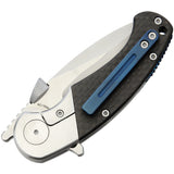 Krudo IOTA Framelock Carbon Fiber 9Cr18MoV Stainless Flipper Folding Knife 232