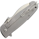 Viper Italo Framelock Gray Titanium M390 Folding Knife 5944TI