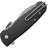 Viper Italo Framelock Carbon Fiber Handle Damascus Steel Folding Knife A5948FC