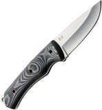 Kizlyar Kid Blue & Black Micarta Satin 440C Fixed Knife w/ Sheath 0082