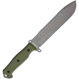 Kizlyar Survivalist X D2 Tool Steel Green G10 Handle Fixed Blade Knife 0242