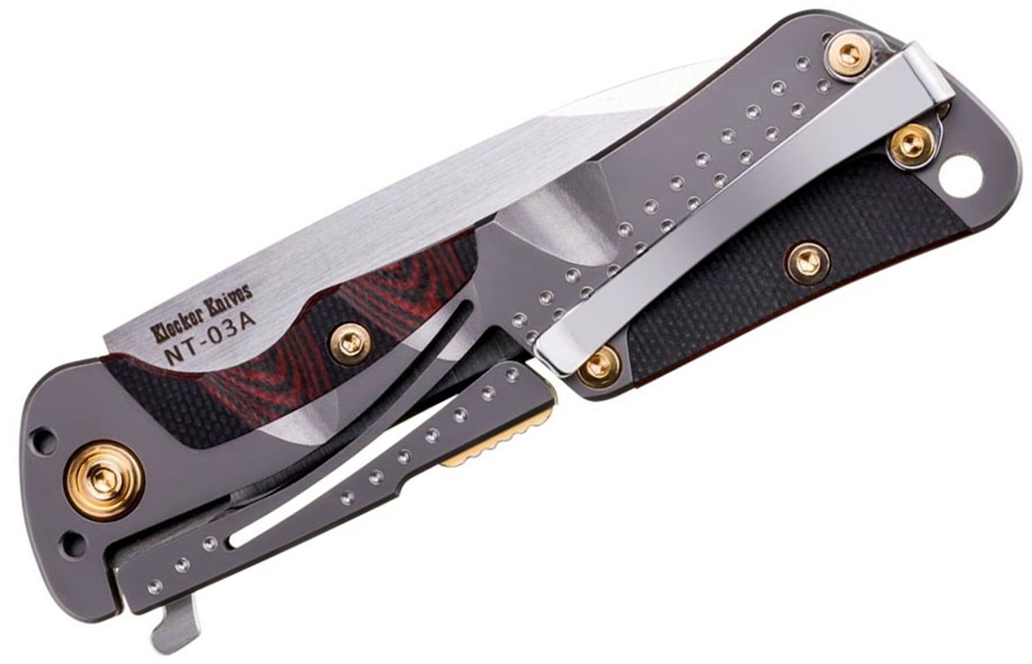 Klecker Knives NT-03A Cordovan Lite Folding G10 Pocket Knife t03a