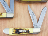 Shrade Uncle Henry 2018 Lot of 3 Staglon Folding Pocket Knife UH4-3