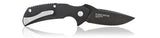 Steel Will Plague Doctor Linerlock Black G10 Folding D2 Steel Knife F16M09