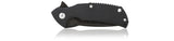 Steel Will Plague Doctor Linerlock Black G10 Folding D2 Steel Knife F16M09