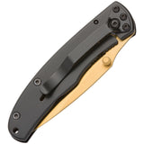 Browning Mountain Framelock Gray Folding Pocket Knife 0202