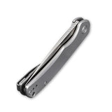 Civivi Nox Framelock Gray Stainless Steel Folding Nitro-V Pocket Knife 2110A