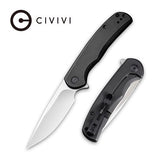 Civivi Nox Framelock Black Stainless Steel Folding Nitro-V Pocket Knife 2110B