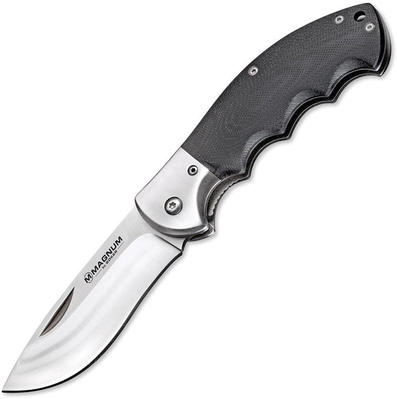 Boker Magnum NW Skinner Wide Belly Black G10 Folding Pocket Knife