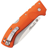 Cold Steel Ultimate Orange G10 Hunter Folding Knife  30ury