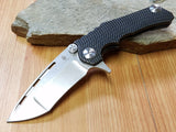 Kizer Perock Framelock Titanium Tanto Folding Pocket Knife 4485