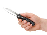 Boker Plus Picador Satin 440C Stainless Black G10 Handle Folding Knife P01BO260