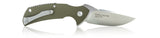 Steel Will Plague Doctor Mini Linerlock Green G10 D2 Folding Flipper Knife f16m02