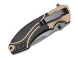 Boker Magnum Advance Pro Linerlock Desert & Black Handle Folding Knife M01RY307