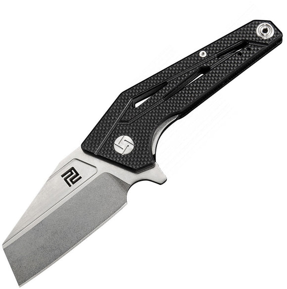 Artisan Cutlery Ravine Linerlock Black G10 D2 Tool Folding Pocket Knife