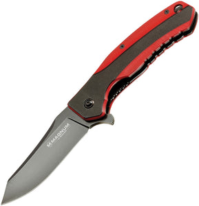 Boker Magnum RB Tree Linerlock Standard Blade Red & Black Folding Knife