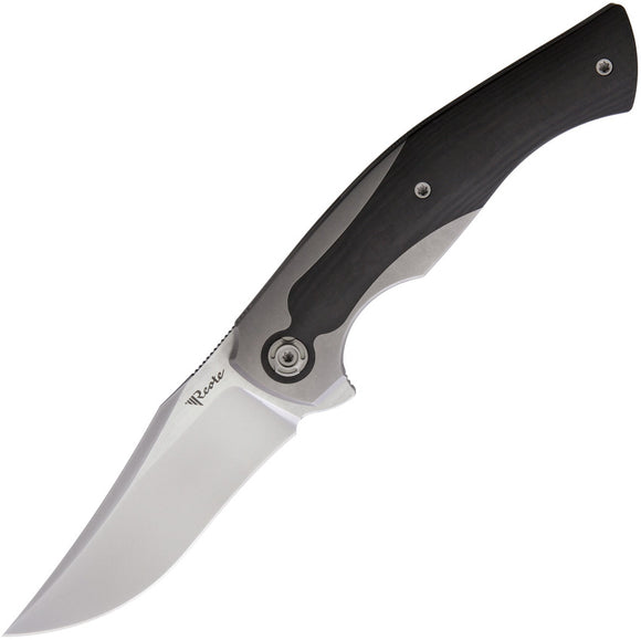 Reate Knives Coyote Framelock Titanium/Carbon Fiber Folding M390 Knife 102