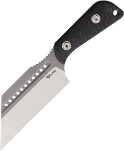 Reate Knives Tibia Carbon Fiber Bohler M390 Reverse Tanto Fixed Blade Knife 103