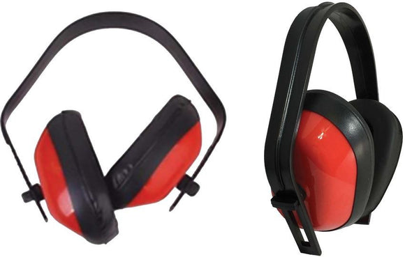 ABKT Tac Red Ear Muffs 25 Db w/ Adjustable Headband - 080R