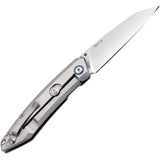 Ruike P831-SF Framelock Gray Satin 14C28N Stainless Folding Knife P831SF