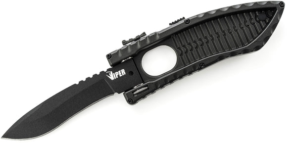 Schrade Viper Side Assist Black Stainless Folding Knife SA2DB