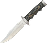 Boker 11" Magnum Safari Mate Black Wood Handle Fixed Bowie Blade Knife 