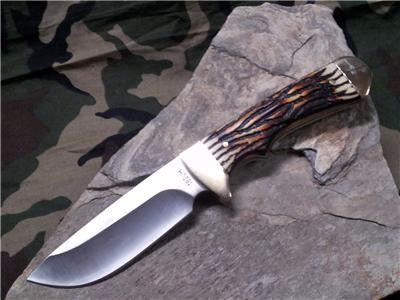 Schrade Uncle Henry Derlin Stag Elk Hunter Knife 8 3/8