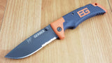 Gerber Bear Grylls Scout Serrated Gray Lockback Folding Knife 31000904N