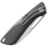 Gerber Sharkbelly Lockback Sheepsfoot Serrated Black Folding Pocket Knife 3216