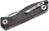 Real Steel Sidus Shred Carbon Fiber Folding Pocket Knife 7463