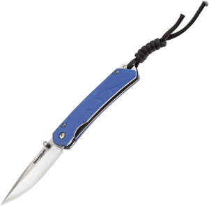 Boker Magnum Blue G10 Sierra Linerlock Folding Pocket Knife