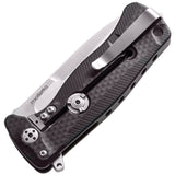 Lion Steel SR22 Framelock Black Aluminum Sleipner Tool Steel Satin Folding Knife