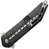 Begg Knives Steelcraft 3/4 Kwaiken Carbon Fiber Black Titanium Knife SCMKWCFBLK