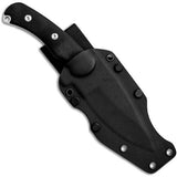KIZER Super Bad Fixed Blade Full Tang Bowie Knife w/ Black G-10 Handle - 1017A1