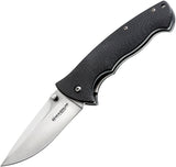 Boker Magnum Tango Foxtrot Linerlock Stainless Blade Black Folding Knife